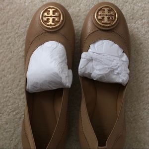 Perfect condition leather Tory Burch Flats